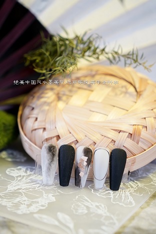 中國風(fēng)水墨美甲