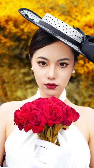 復(fù)古新娘妝造