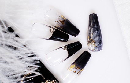  學美甲從黑天使羽翼翅膀美甲開始吧 沈陽美甲學校