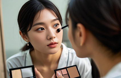 眼妝教程 沈陽(yáng)化妝學(xué)校教你種草