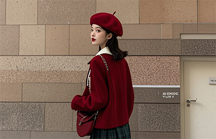 沈陽化妝學校_開運又顯白的 “新年紅” 穿搭