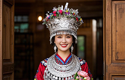 沈陽(yáng)化妝學(xué)校_少數(shù)民族的新娘妝