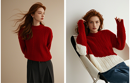 沈陽化妝學(xué)校_新年紅穿搭一定要試一試