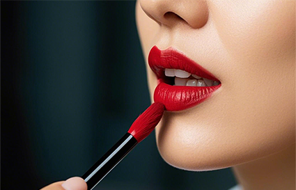 涂口紅不脫色的技巧_沈陽化妝學校