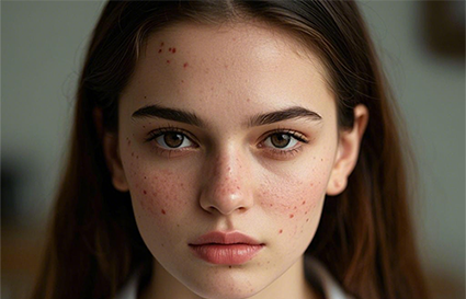 臉上冒痘痘是什么原因，沈陽化妝學校幫您解決
