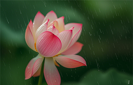 沈陽攝影學(xué)校-雨中這樣拍荷花更漂亮   