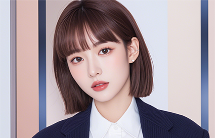 發(fā)質(zhì)柔軟的女孩子超適合這樣的短發(fā)