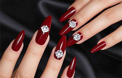 鉆石美甲 大鉆石粘不住怎么辦