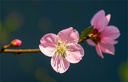 拍攝桃花怎么構(gòu)圖更美？沈陽攝影學校