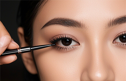 下眼線總是暈妝，怎么辦？